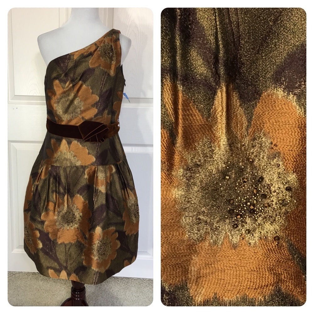 NWT! Per Se Per Blossom silk dress